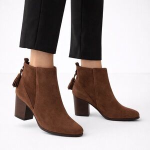 PAUL GREEN Jada Brown Suede Ankle Boots 8